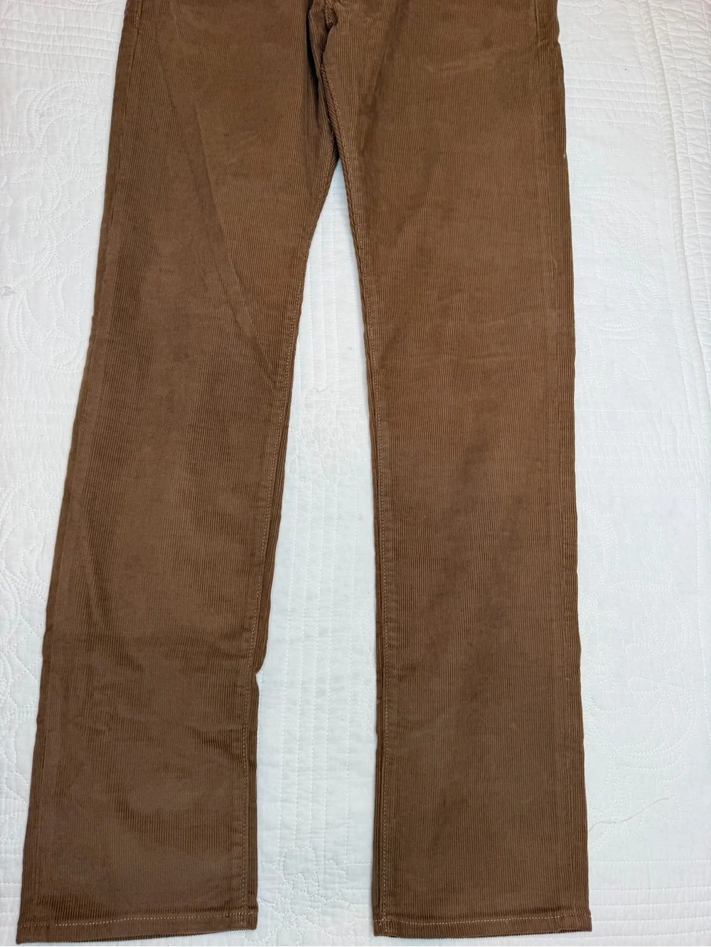 J.Crew Style 484 Stretch Men's Corduroy Brown Pants 30x32 Casual NWT